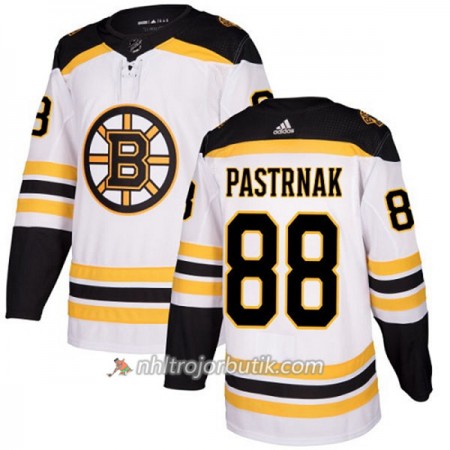Dame Ishockey Boston Bruins Tröja David Pastrnak 88 Adidas 2017-2018 Vit Authentic